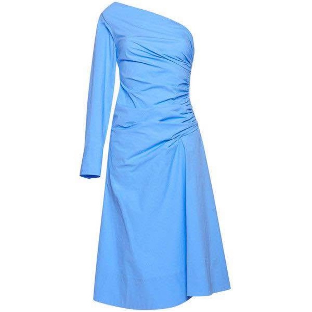 90% off Emilio Pucci Light Blue One-Shoulder Dress